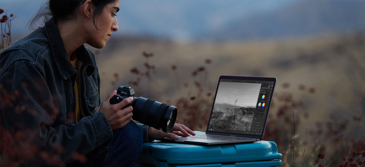 Laptop Bildbearbeitung MacBook Pro